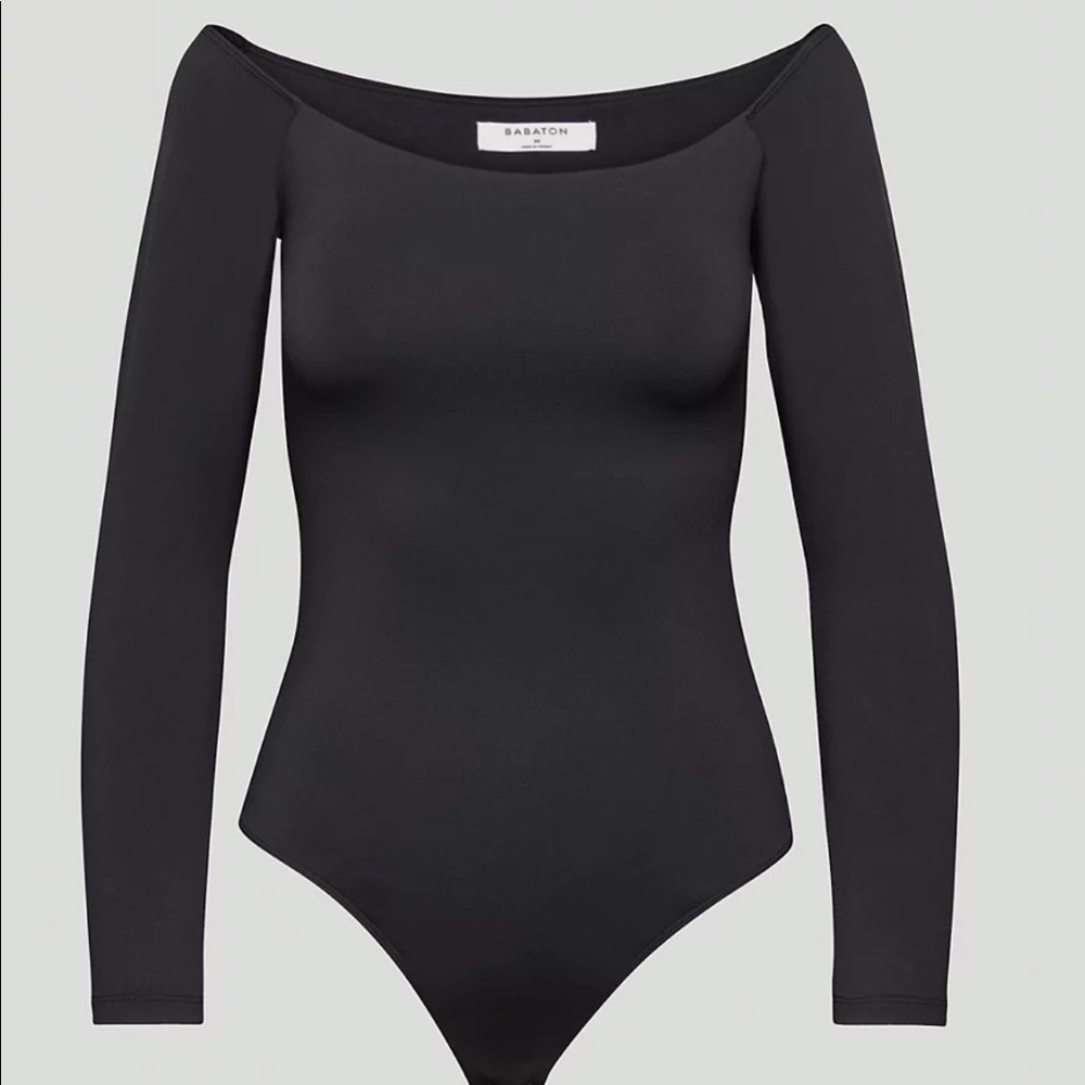 Aritzia Contour Off-Shoulder Longsleeve Bodysuit